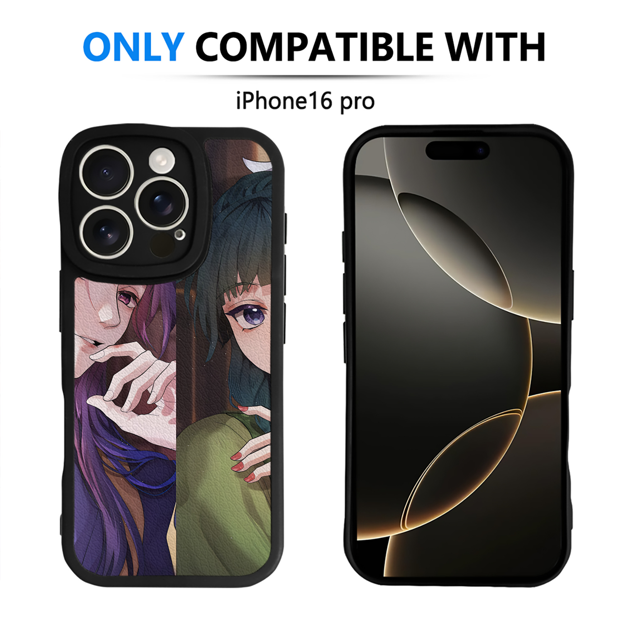 （画像用） 薬屋のひとりごと The Apothecary Diaries 【iPhone 16シリーズ対応】シリコンスマホケース（レザー調） 材質：シリコン